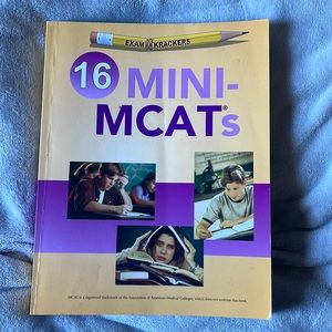 Exam Kracker’s MCAT Workbook “16 MINI MCAT’s” with solutions
